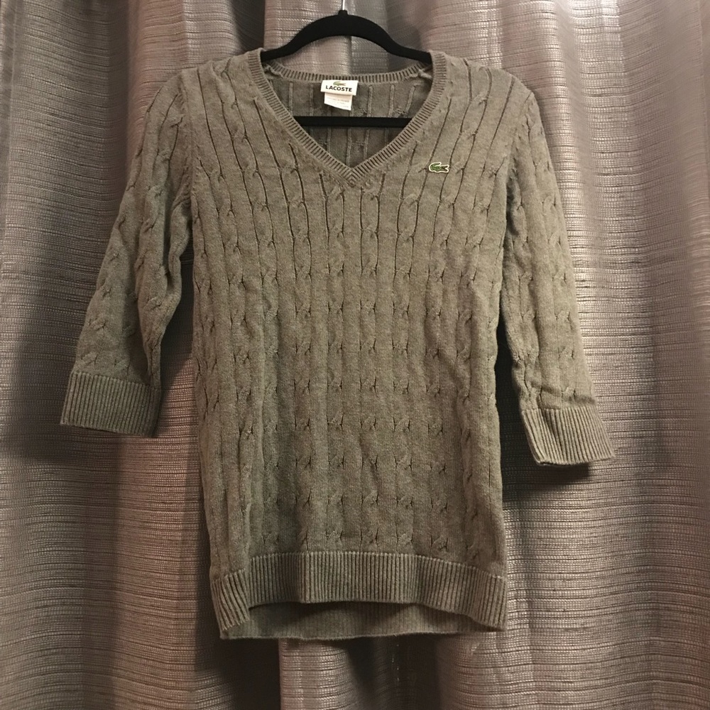 Lacoste Cable Knit Sweater
